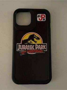 Universal Jurassic Park 30th Anniversary Black iPhone 13 Case